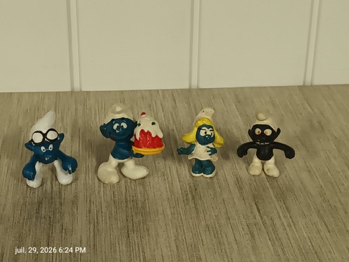 Lot schtroumpfs - 4,