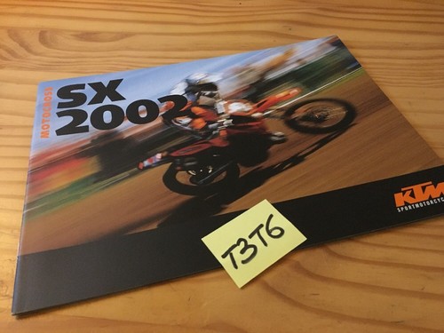 Ktm gamme cross - 2002, sx