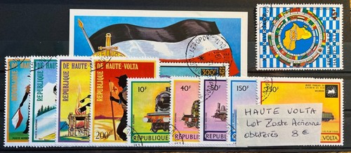 Timbres haute volta - timbres, lot