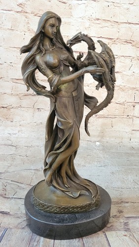 Sculpture bronze nue femme - de,