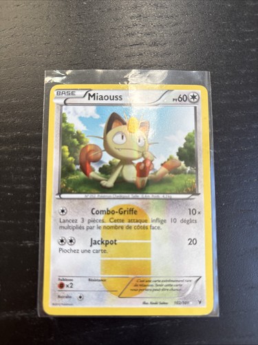 Carte pokémon miaouss 102 101 - miaouss, 102/101