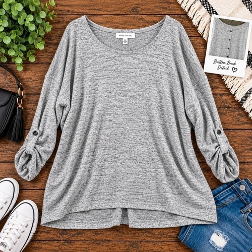 Rose olive women - xl, gray