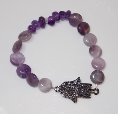 Marcassite main hamsa - marcassite,