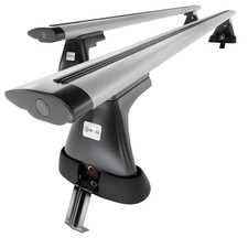 Barres de toit en aluminium pour Nissan Note mk I 5p (2005-2013) D argent