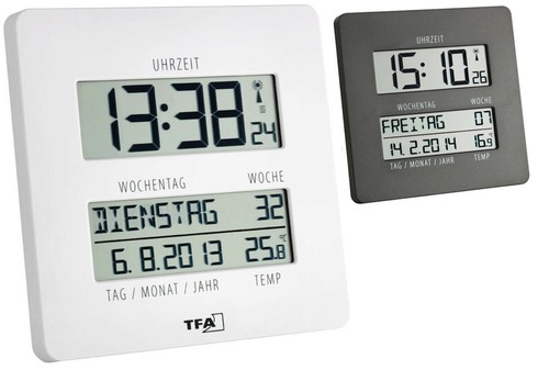 Horloge murale timeline tfa - horloge,