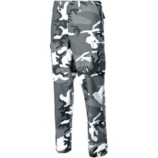 MFH Pantalon de combat US BDU Homme Travailler Randonnée Outdoor Urban Camo