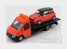 1:43 Burago Mercedes Sprinter Soccorso Stradale With Mini Cooper S 2006 BU31405R