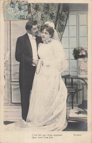 Couple maries mariage - couple,