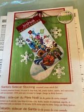 grille botte de Noël point de croix