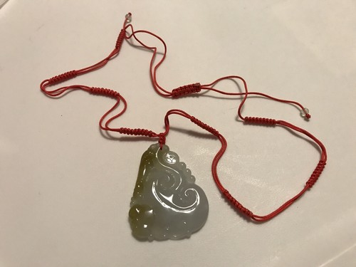 Chinese jadeite pendant with - chinese,