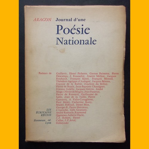 Louis aragon journal une - louis, d'une