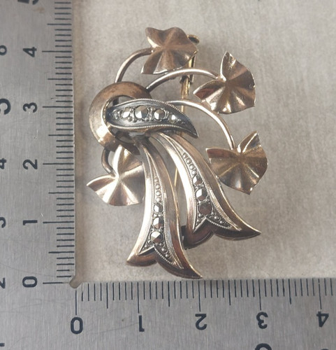 Ancienne broche argent - broche, en