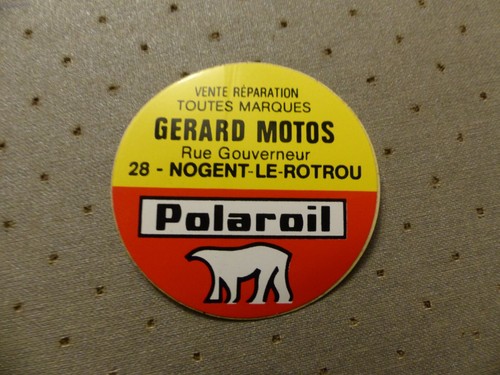 Autocollant sticker polaroil - autocollant,