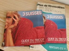 3 SUISSES, guide 90 modèles printemps-été 1992 à tricoter + explications