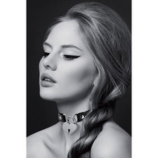 Collier fetish avec cadenas