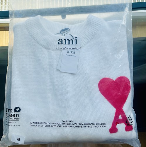 Pull ami paris - blanc, taille