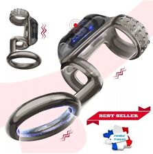 Anneau vibrant pénis silicone