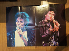 Michael Jackson  Poster Geant Hot Stars  60 X 84 cm - 1988