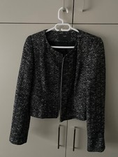 Veste Et Vous, noir / argent / écru, taille 42 / L (comme un M)