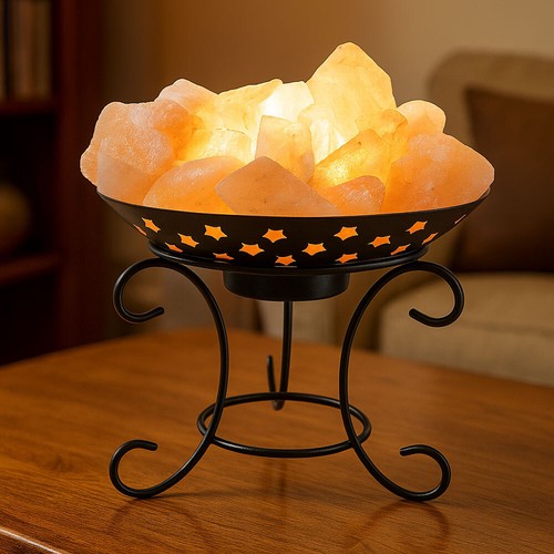 Lampe cristal sel table - lampe,