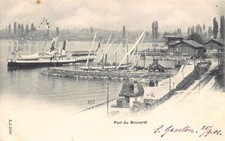 Suisse - Bouveret (VS) Le Port - Bateau-Salon - Dampfer - Ed. Jullien Frères 210