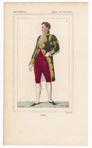 Gravure xixe page - xixe, napoléon