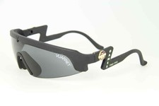 Vuarnet logo Matte Black Sport Cycling Biking Ski Goggles Sunglasses Gray Lens