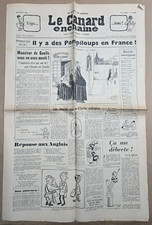 Le CANARD ENCHAINE numéro