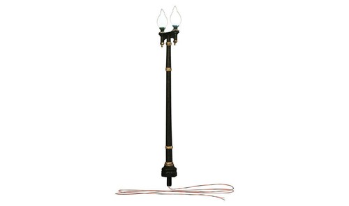 Double lampadaire rue feux - lampadaire,