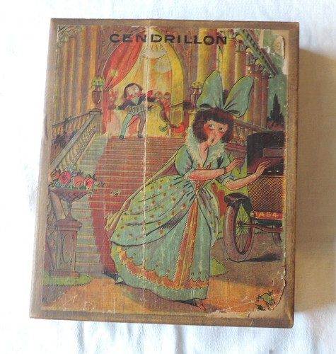 Ancien jeu cubes - cubes, fables