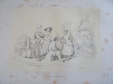 BELLE LITHO XIX° PORTRAIT