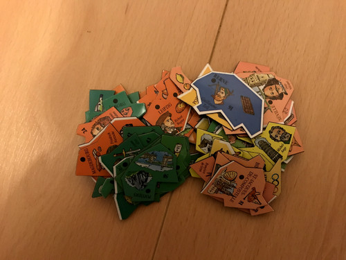 Lot magnets gaulois - gaulois, carte