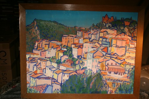 Tableau peinture gouache - tableau,