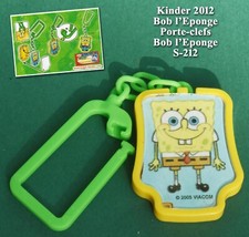 Kinder 2012, Bob l’Eponge, porte clefs Bob l’Eponge S-212 + BPZ