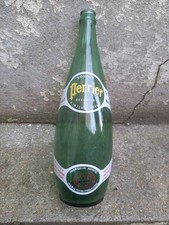 PERRIER Bouteille Verre Années 30 Eau Minérale Sérigraphiée Collection France