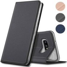 Étui pour Téléphone Portable Rabattable Coque Etui Slim Livre Sac Portefeuille