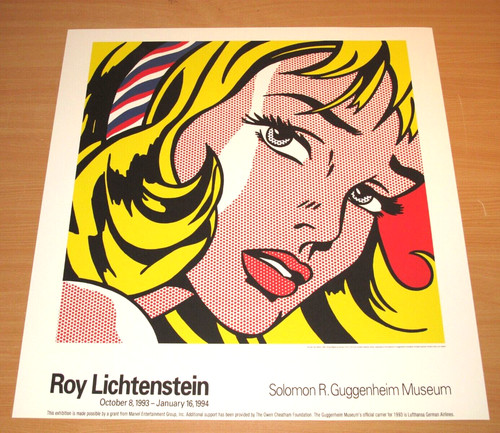Roy lichtenstein affiche - roy,