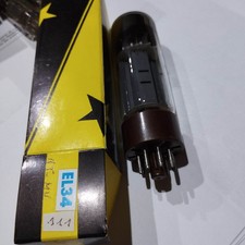 EL34 MiniWatt    TUBE ELECTRONIQUE  NOS                 I5h4/3