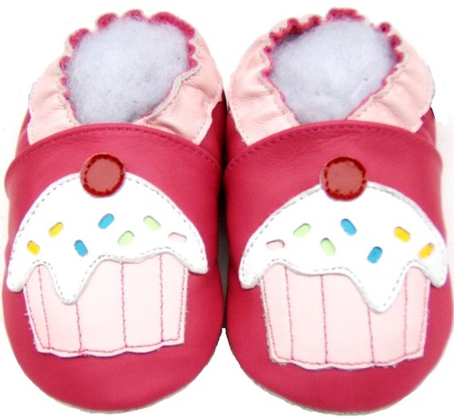 Chaussons cuir souple - cuir,