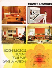PUBLICITE  1971   ROCHE & BOBOIS  meubles