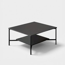Table basse carrée noire en