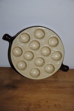 Poêlon Caquelon Escargot Bruns Marron EMILE HENRY 12 trous Etat NEUF