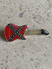 Pin’s Guitare Drapeau Sudiste +