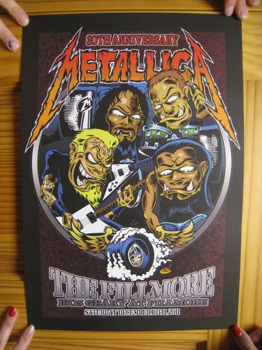 Metallica affiche 30th - metallica,