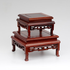 Carré Base en Bois Étagère