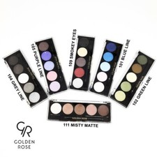 GOLDEN ROSE palette 5 fard a paupières PROFESSIONNELLE 101 BLUE LINE val 24€