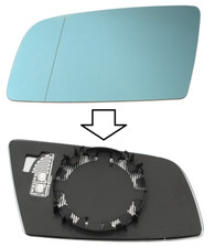 GLACE RETROVISEUR BLEU