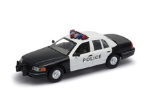 FORD CROWN VICTORIA POLICE CAR - 1/24 Welly Diecast Voiture Miniature 22082PT
