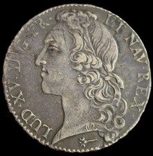 1/2 Écu Au Bandeau 1744 X