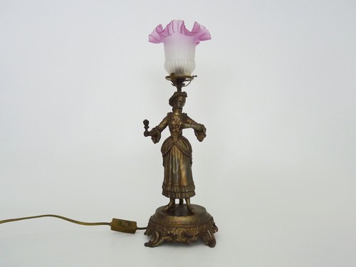 Lampe statue femme - , la